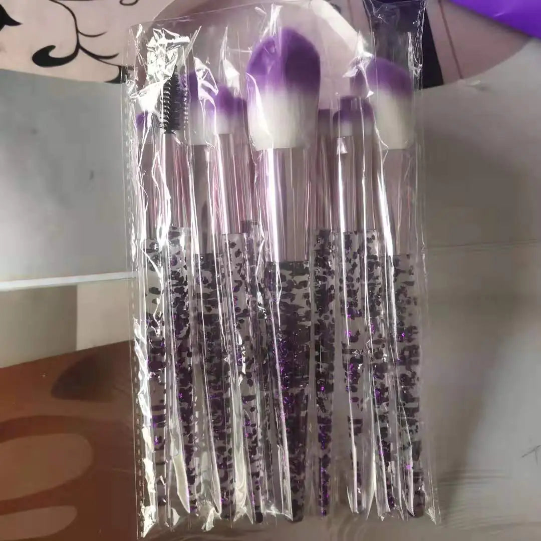 10-Piece Makeup Brush Set for Beauty and Blending