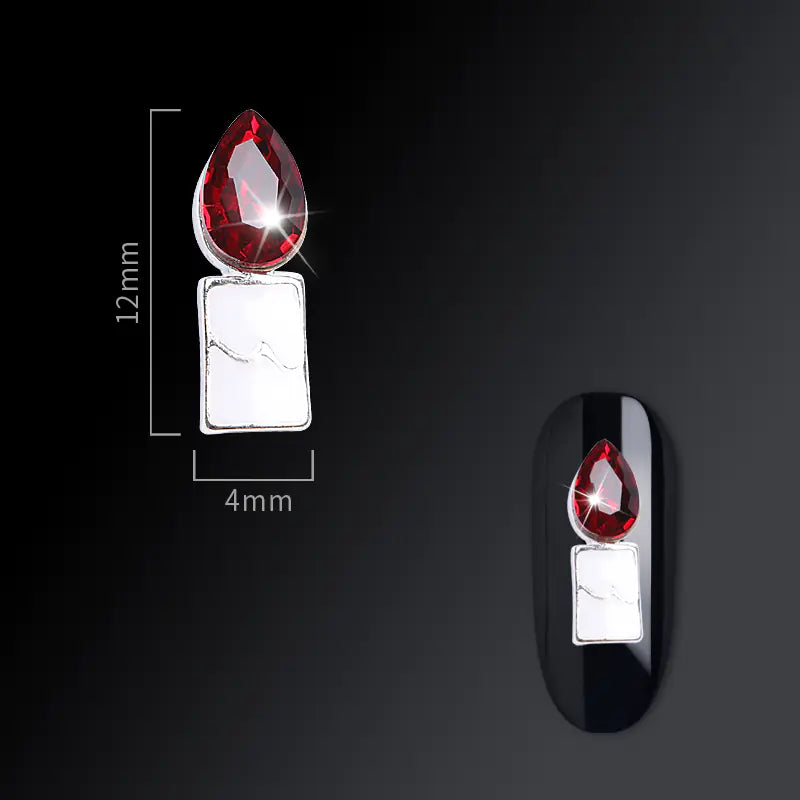 Goya Christmas Nail Art Accessories with Snowflake Design